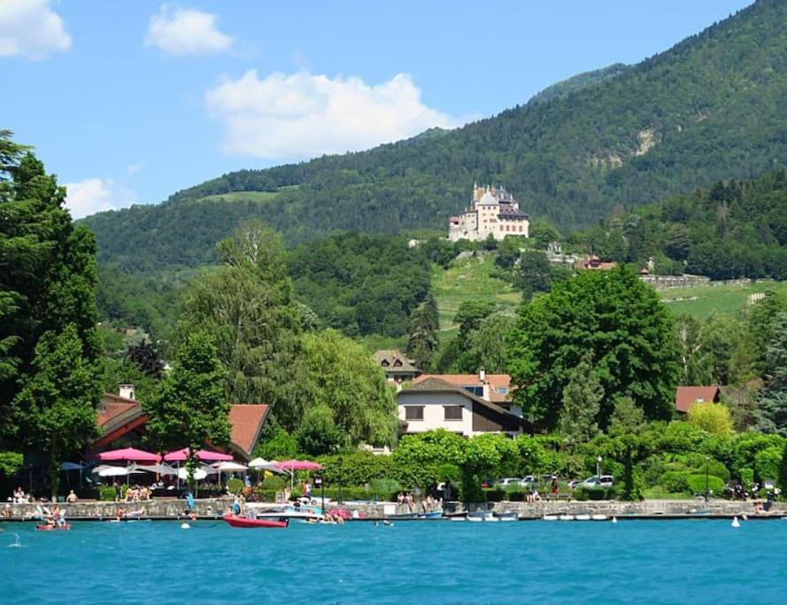 Charmant Appartement Lac D'Annecy / Ski - 6 Pers Menthon-Saint-Bernard Esterno foto